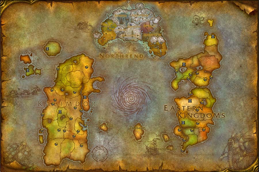the map